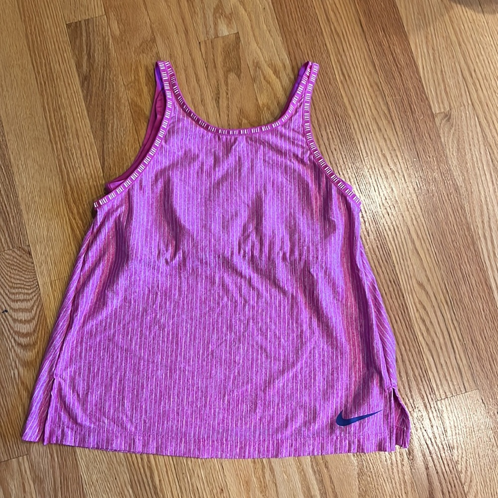 Girls Nike Dri-fit Pink Tank Top size large
